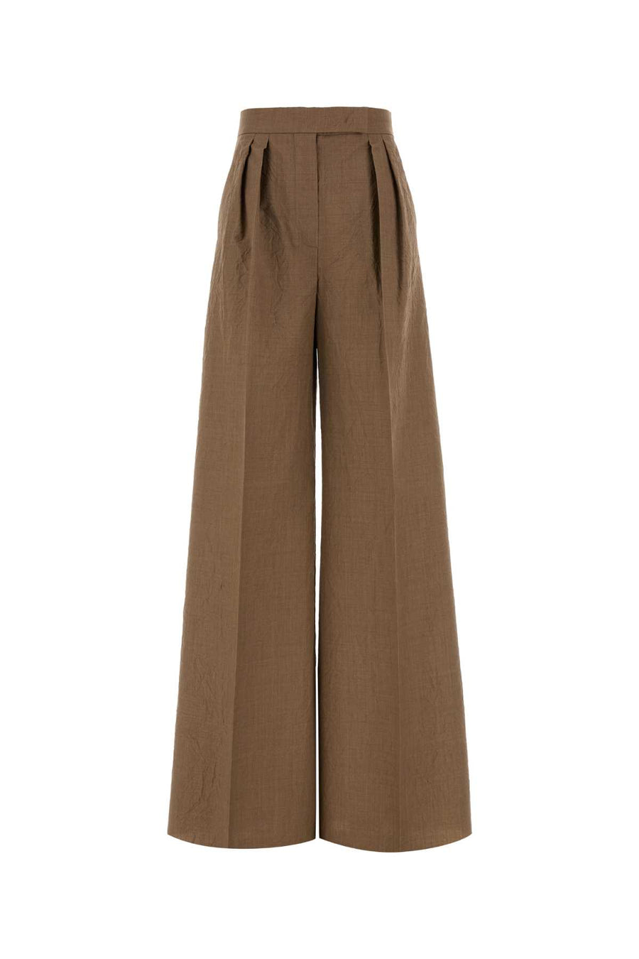 Max Mara Wool (main fabric) trousers in beige