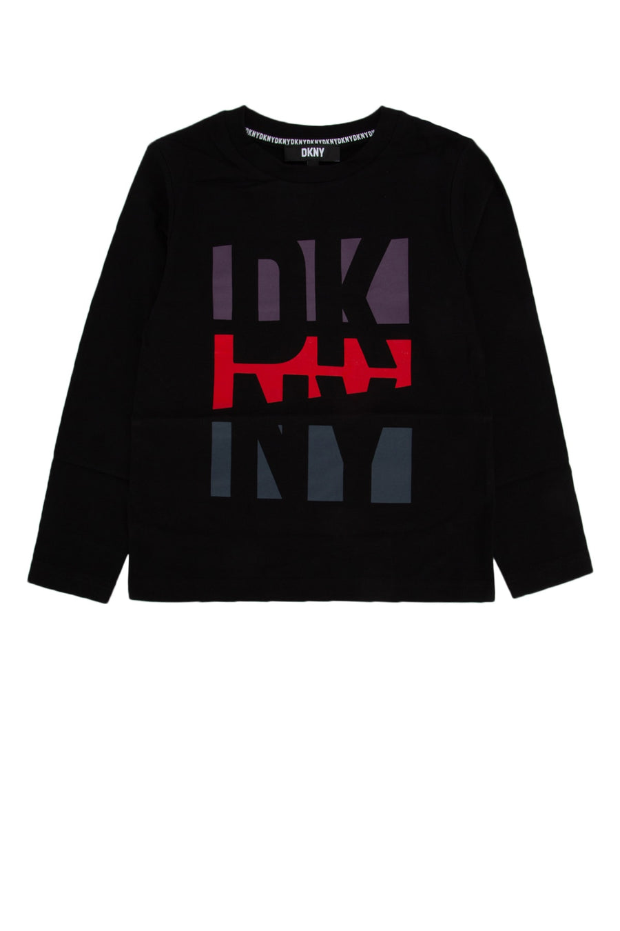 Dkny Junior 100% Cotton t-shirt in black