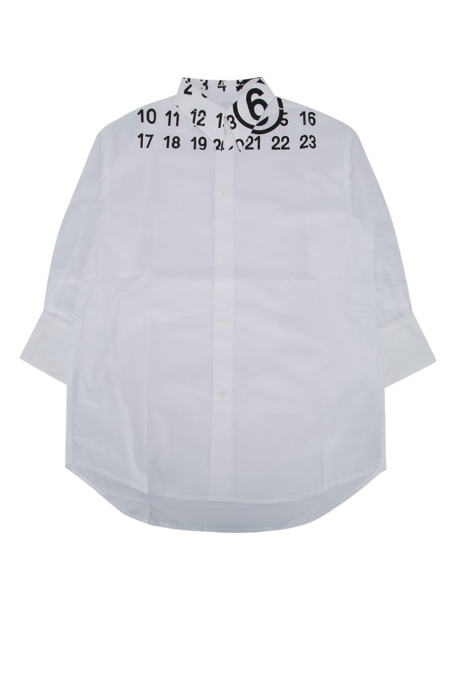 Mm6 Kids 100% Cotton dress in white