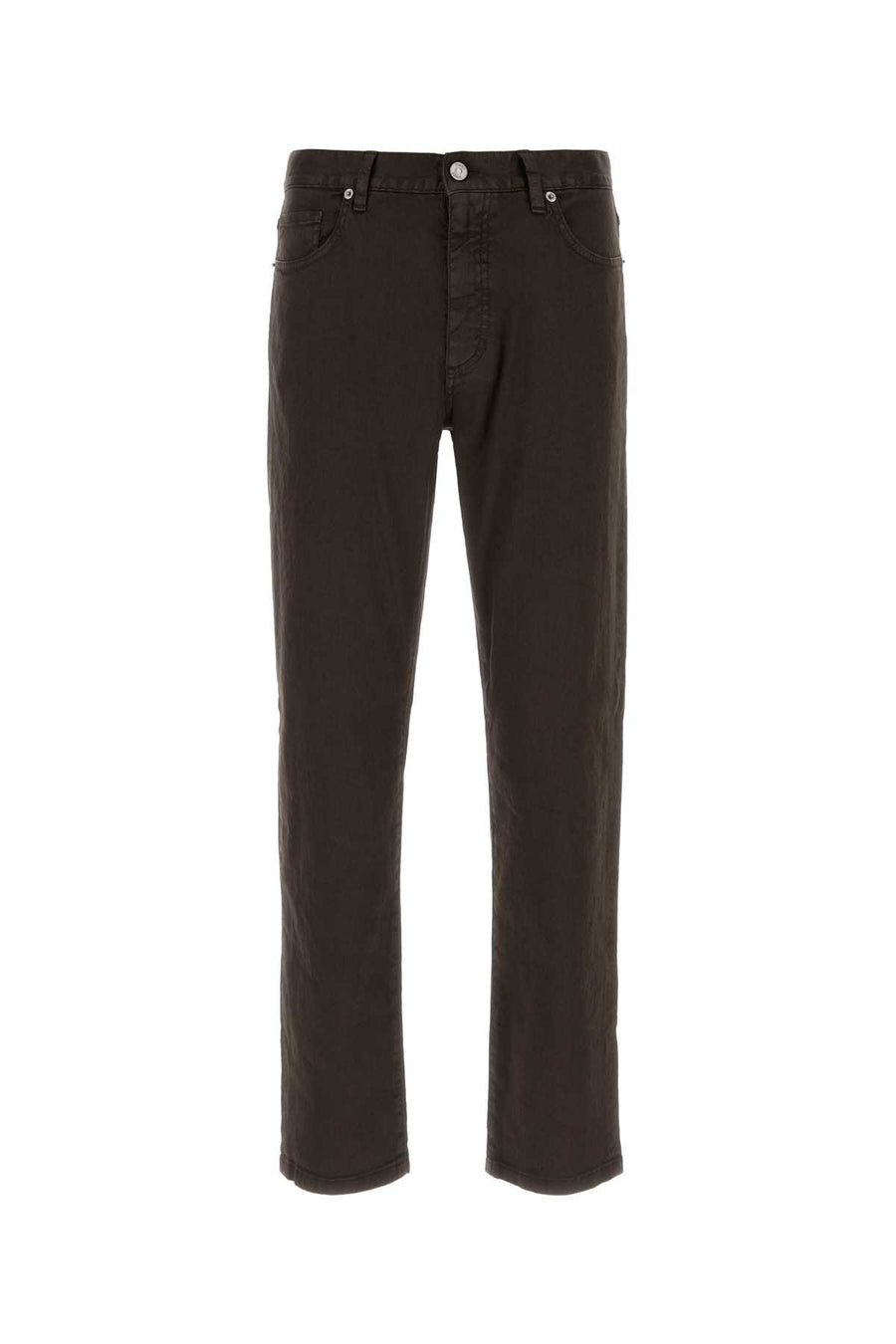 Zegna Linen 65% Linen jeans in brown
