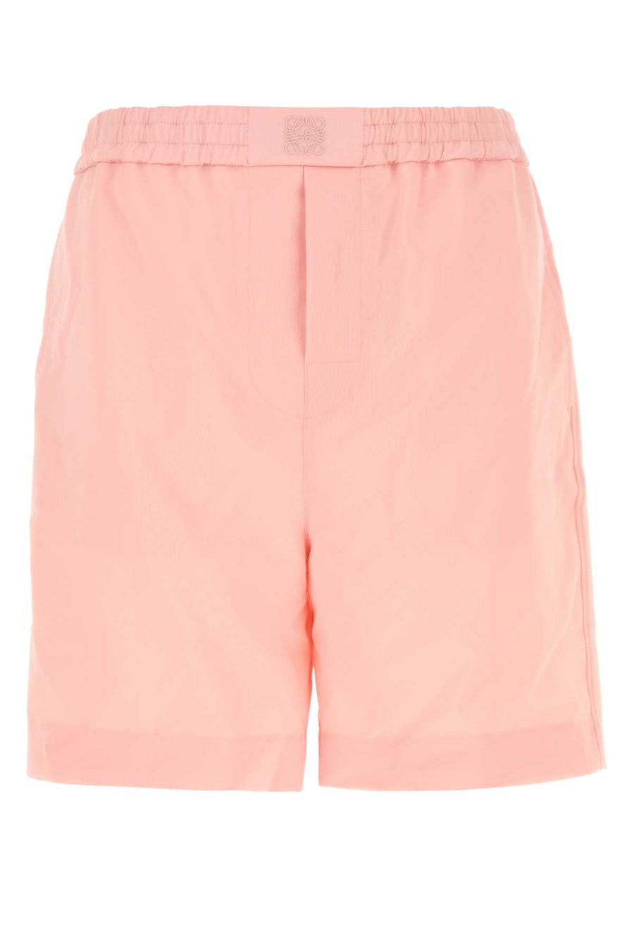 Loewe Exterior: 100% Wool bermuda shorts in pink