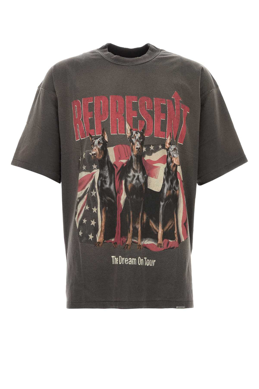 Represent American 85% Organic cotton t-shirt in gray