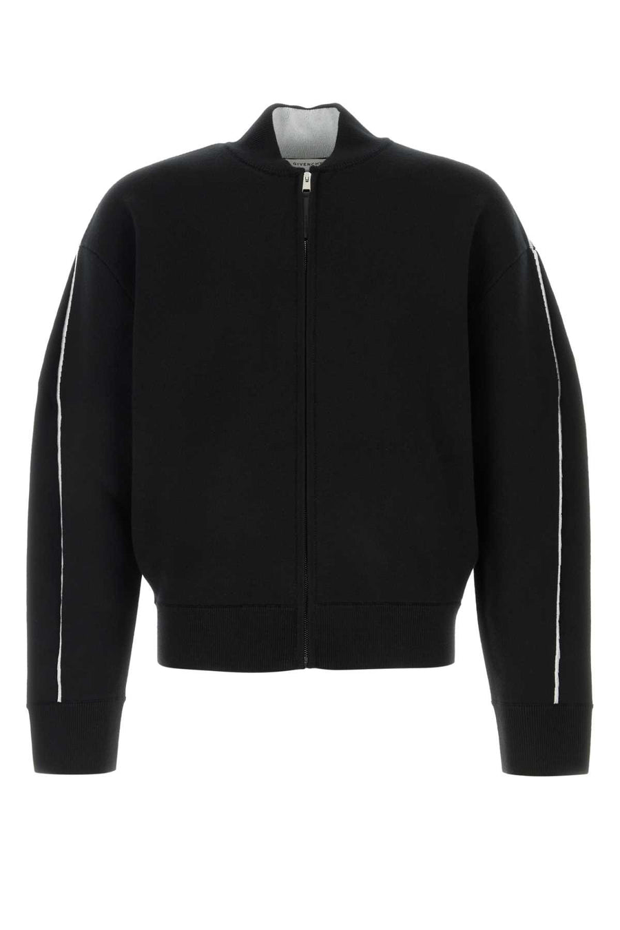 Givenchy Seam Exterior: 67% Wool 24% Polypropylene 8% Nylon 1% Elastane cardigan in black