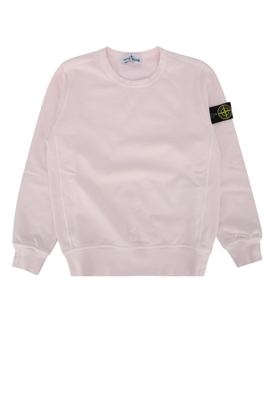 Stone Island Kids 100% Cotton sweatshirt in pink