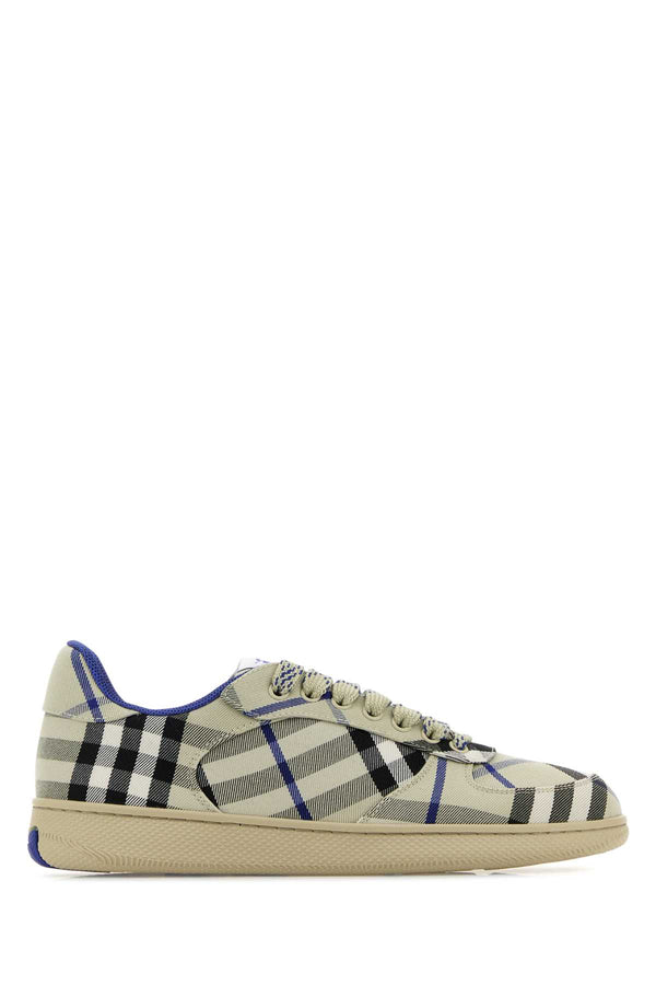 Burberry Terrace Exterior: 100% Polyester 100% Cotton; Interior: 100% Fabric 100% Leather; Sole: Rubber sneaker in beige
