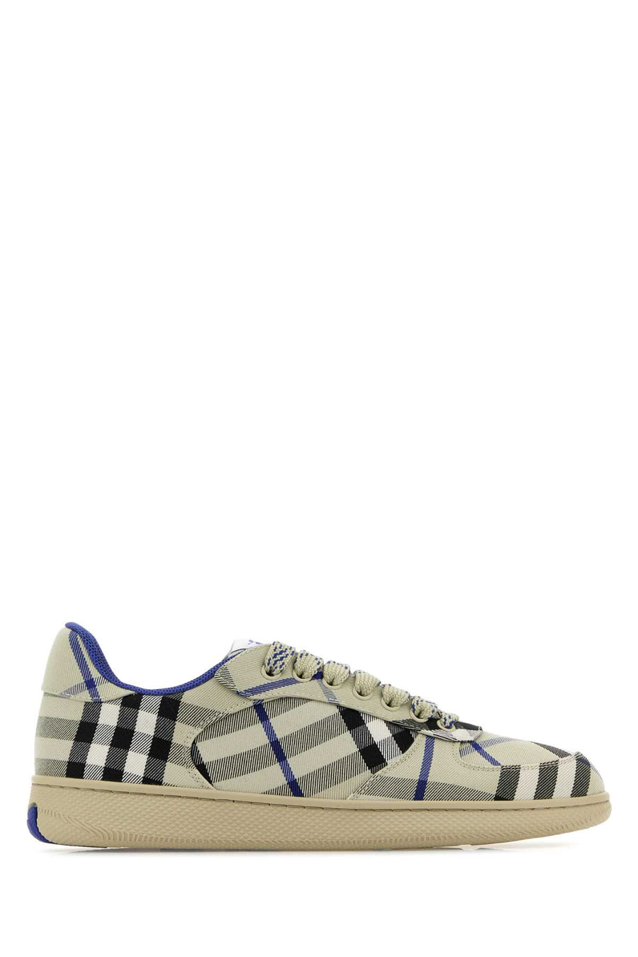 Burberry Terrace Exterior: 100% Polyester 100% Cotton; Interior: 100% Fabric 100% Leather; Sole: Rubber sneaker in beige