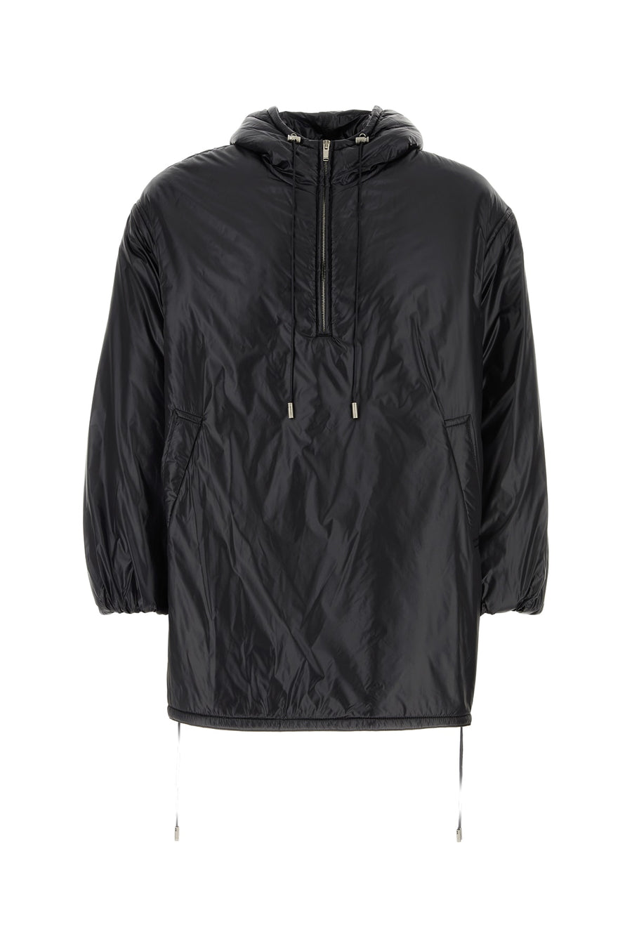 Saint Laurent T Nylon 100% raincoat in black
