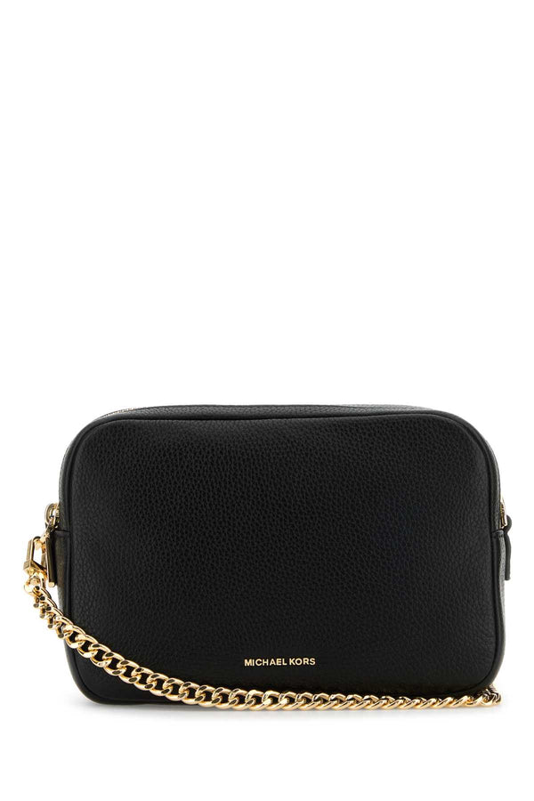 Michael By Michael Kors Dblzp 100% Cow Leather crossbody bag in black