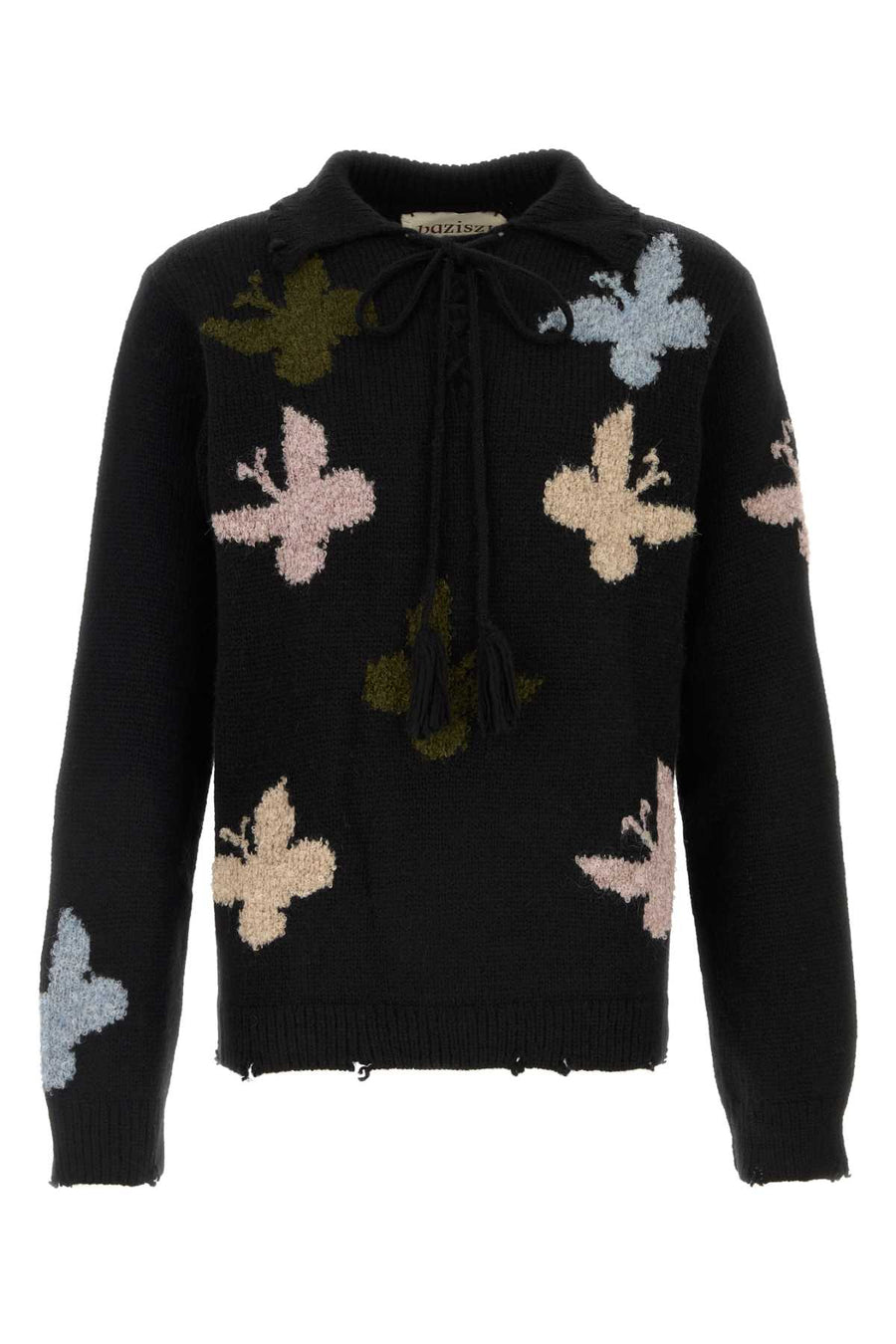 Baziszt Sweater 70% Alpaca sweater in black