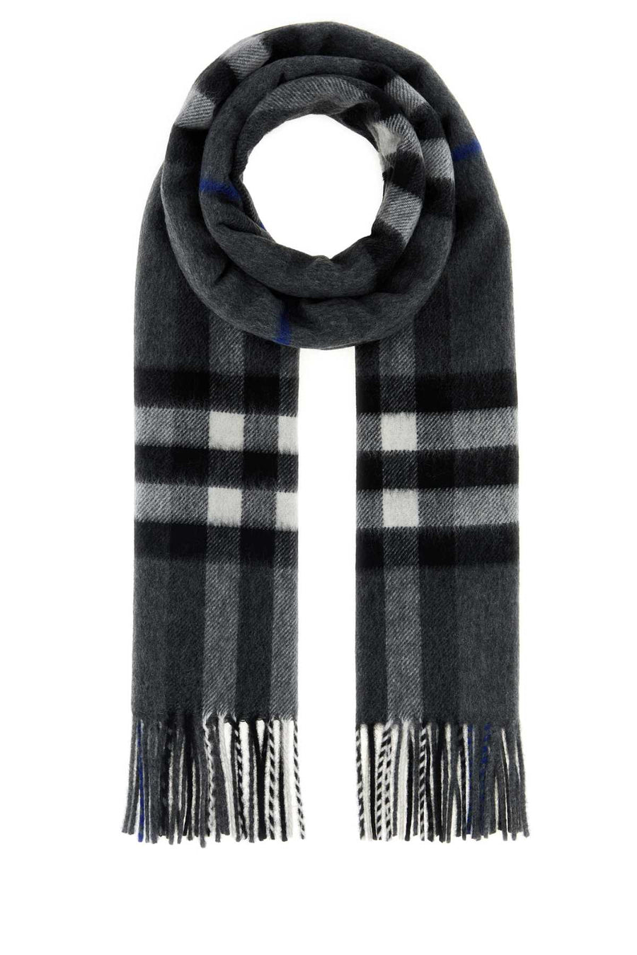 Burberry Giant 100% cashmere scarf in gray
