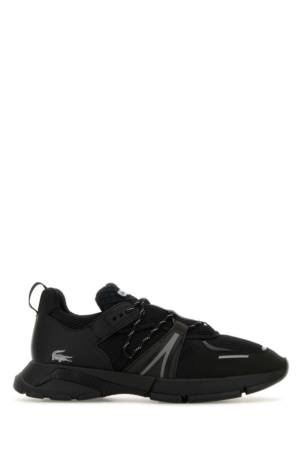 Lacoste 100% Nylon / Sole: Rubber sneaker in black