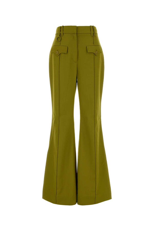Zimmermann Pist 57% Polyester trousers in green