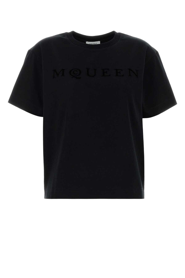 Alexander McQueen Cotton 100% t-shirt in black