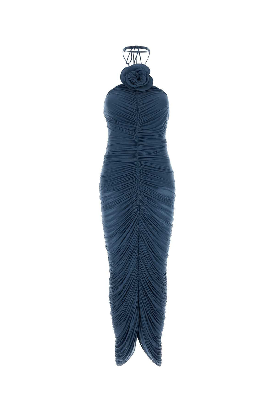 Magda Butrym 88% Cupro dress in blue