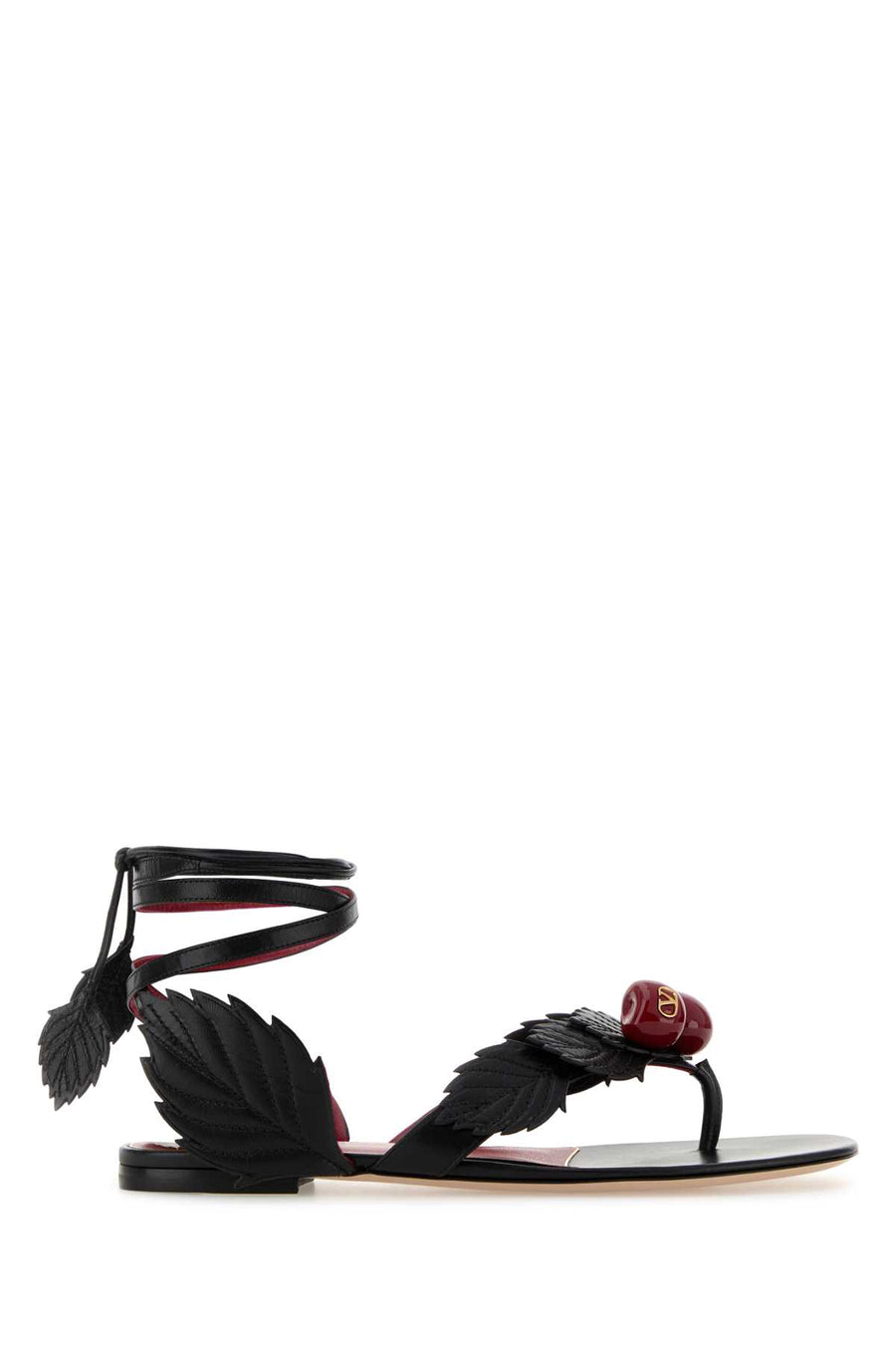 Valentino Garavani Kid leather sandal in black