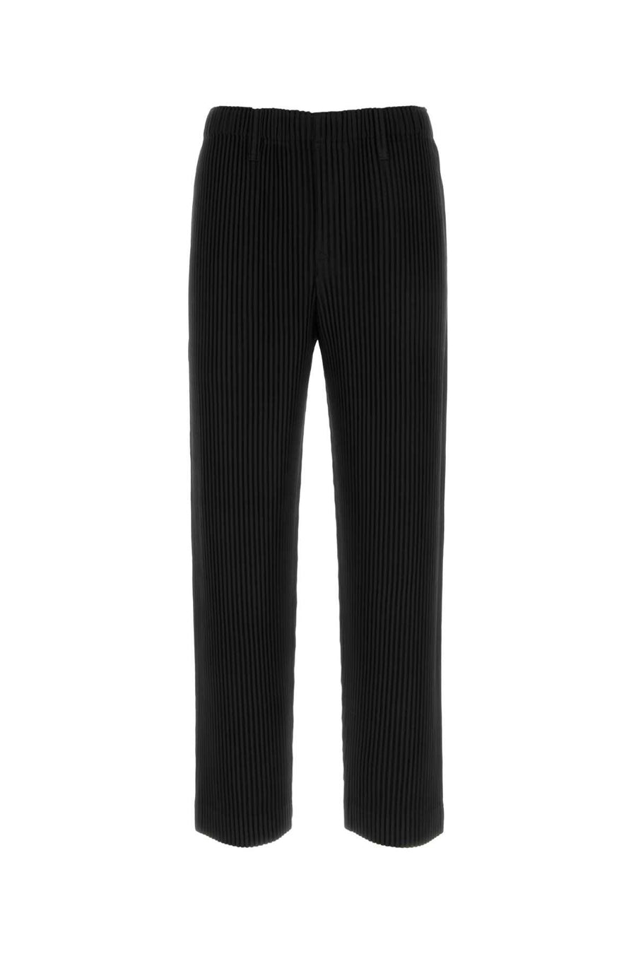 Homme Plisse' Issey Miyake 100% Polyester trousers in black