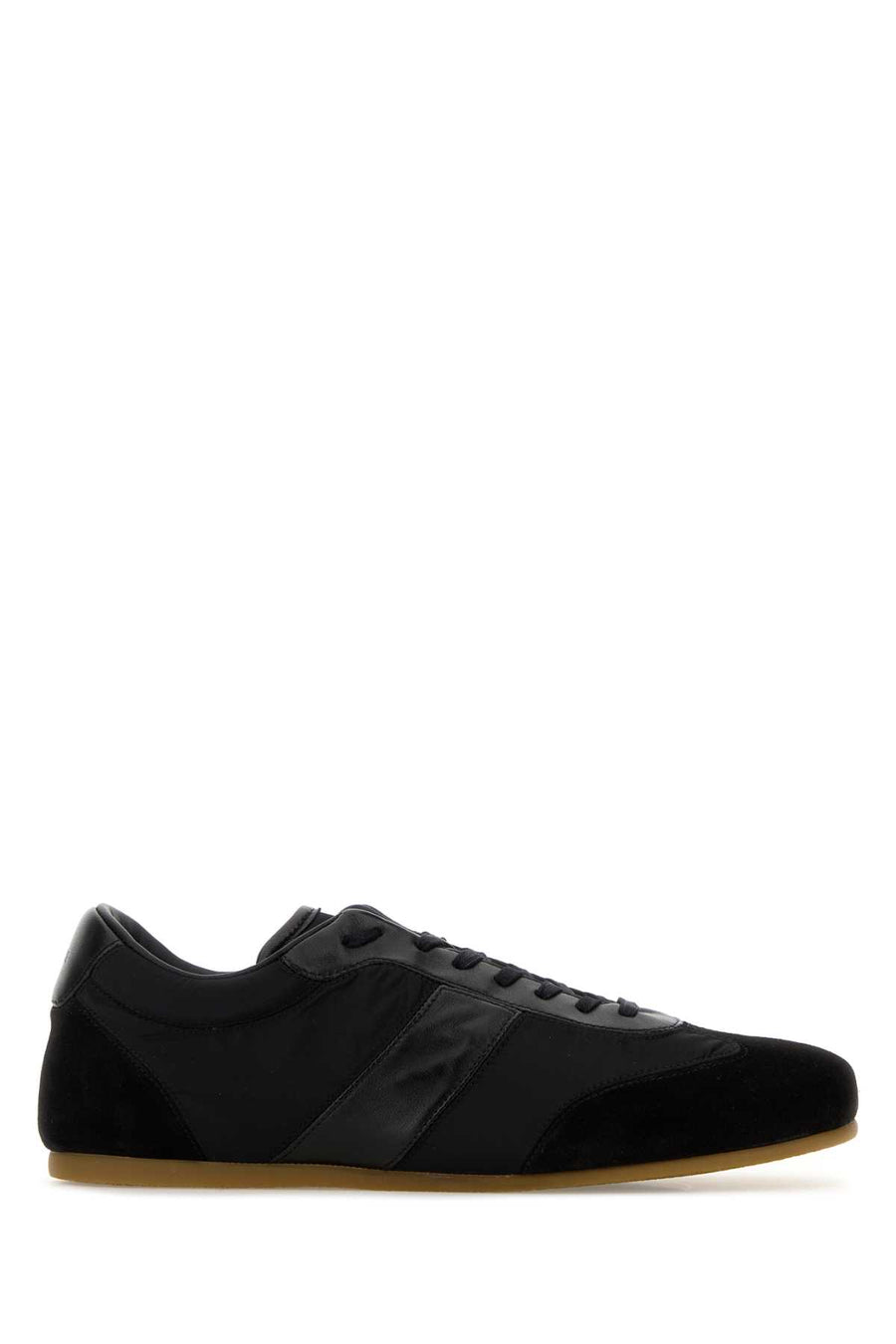 Lemaire Exterior: Leather sneaker in black