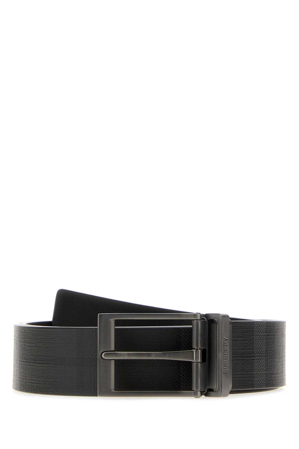 Burberry Louis Exterior: 55% Polyurethane 25% Polyester 20% Cotton; Finishing: Ruthenium belt in black