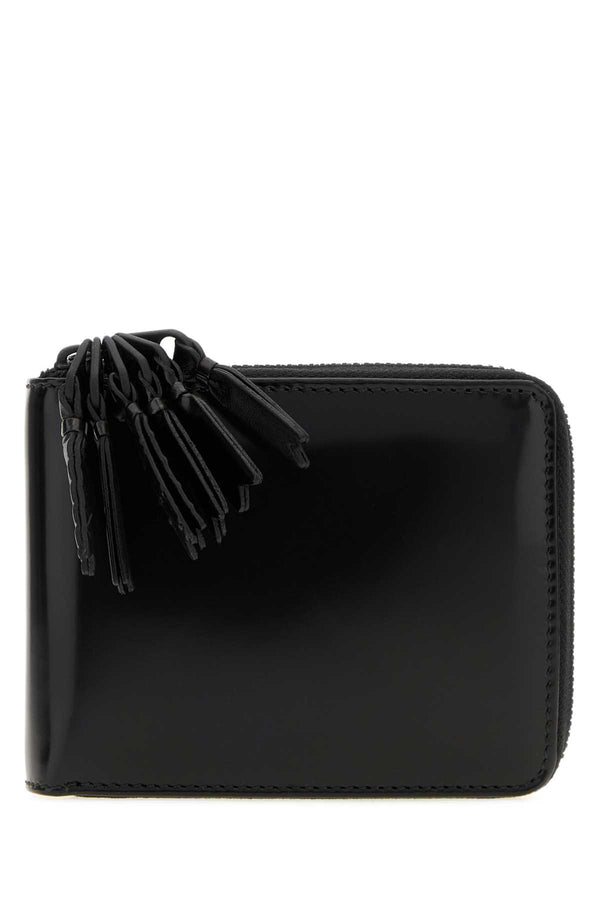 Comme des Garçons Medley Exterior: 100% Leather wallet in black