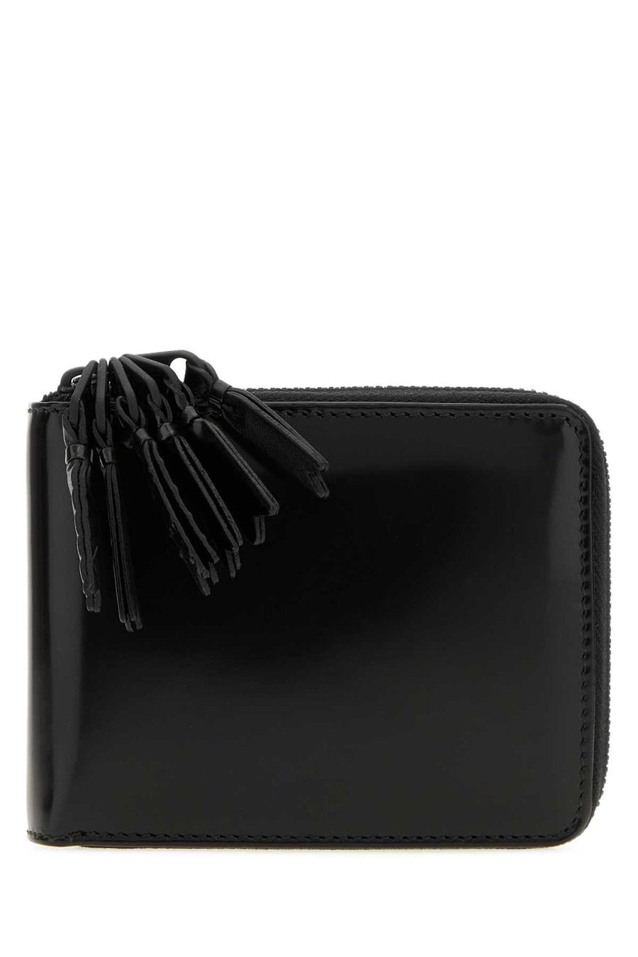 Comme des Garçons Medley Exterior: 100% Leather wallet in black