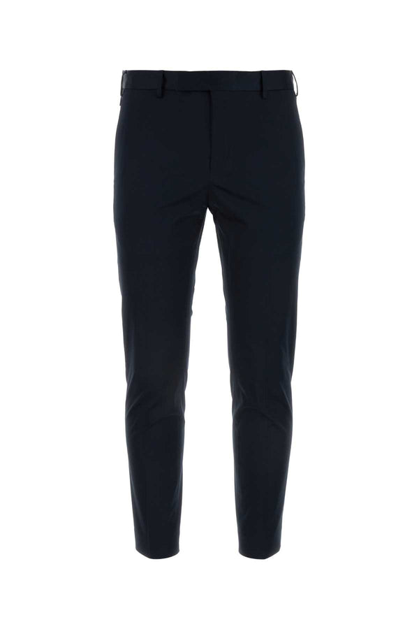 Pt Torino 95% Cotton trousers in navy