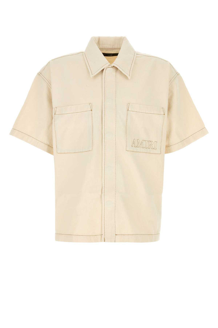 Amiri Denim 100% Cotton shirt in beige