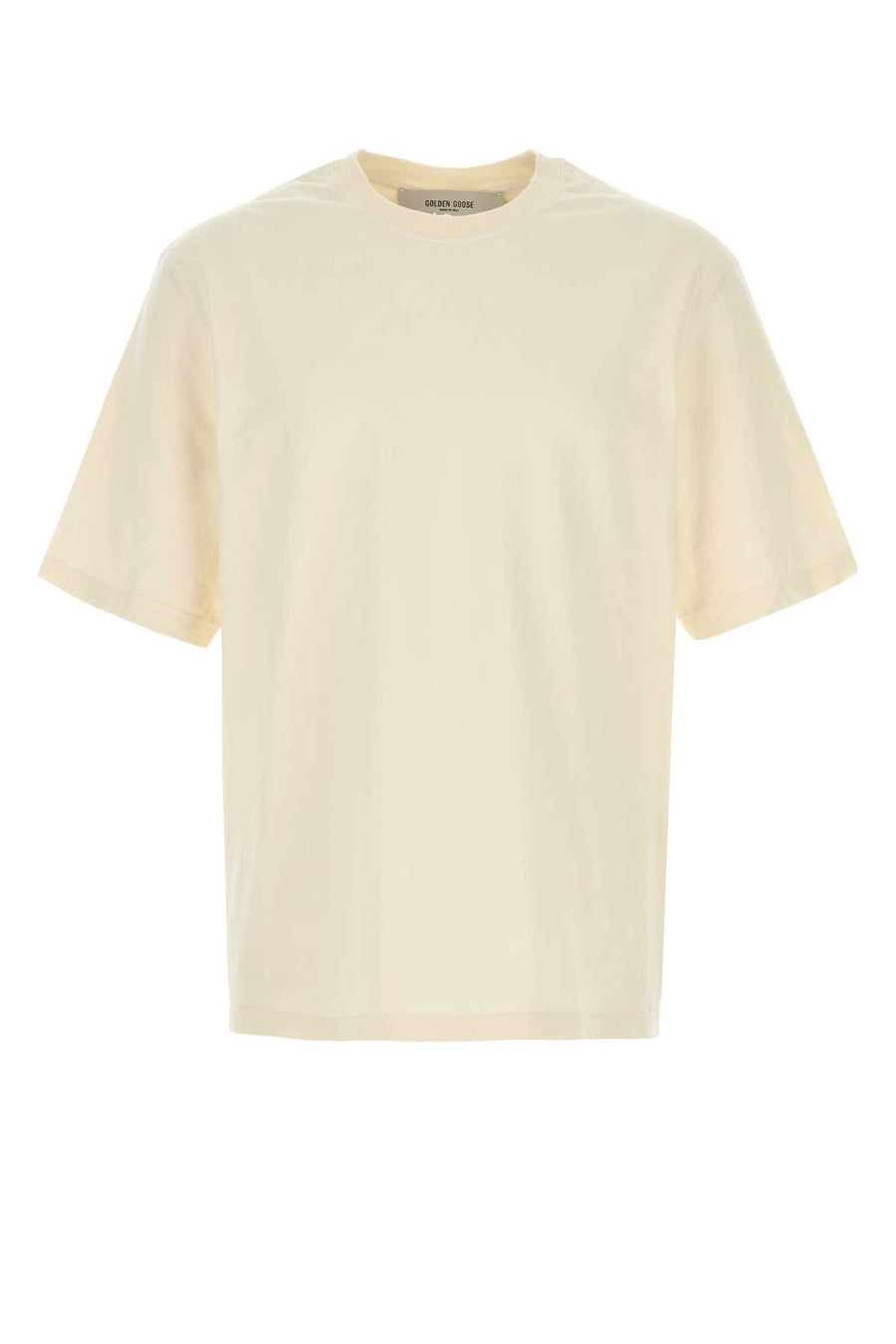 Golden Goose Deluxe Brand Cotto 100% Cotton t-shirt in cream