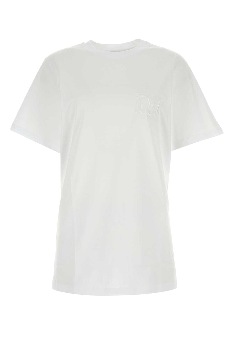 Max Mara 100% Cotton t-shirt in white