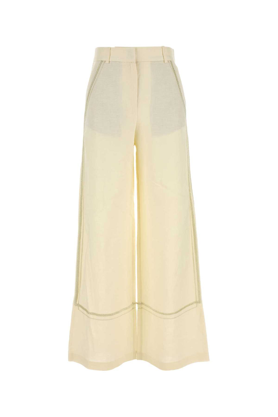 Camilla And Marc Pant 53% Linen 47% Viscose trousers in yellow