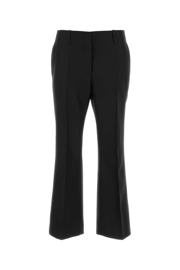 Dries Van Noten Pants 71% Wool 29% Silk trousers in black