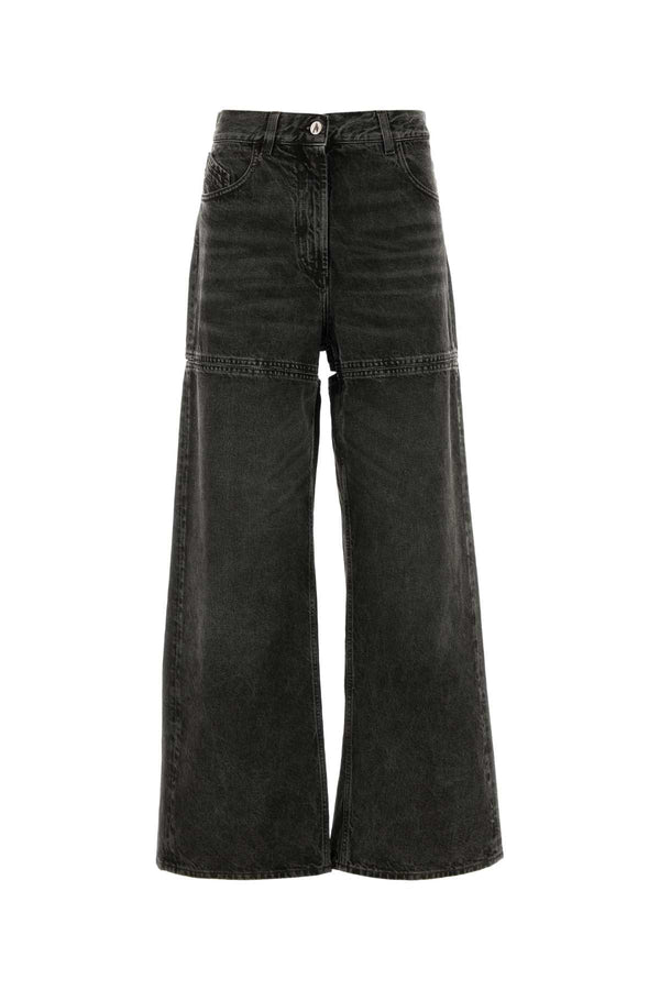 The Attico Pant 100% Cotton jeans in black