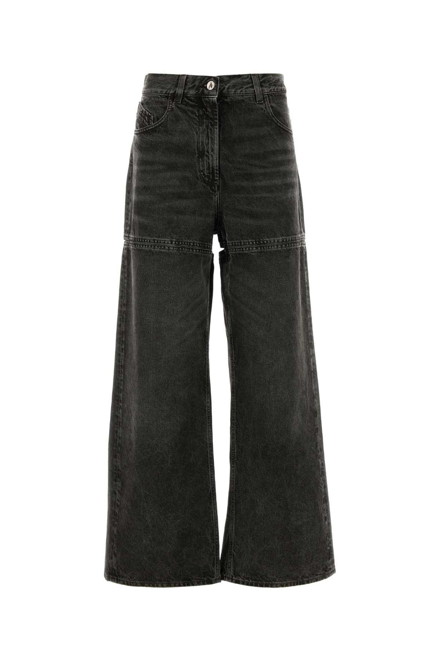 The Attico Pant 100% Cotton jeans in black