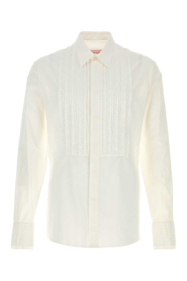 Valentino Garavani Manica 100% Cotton shirt in white