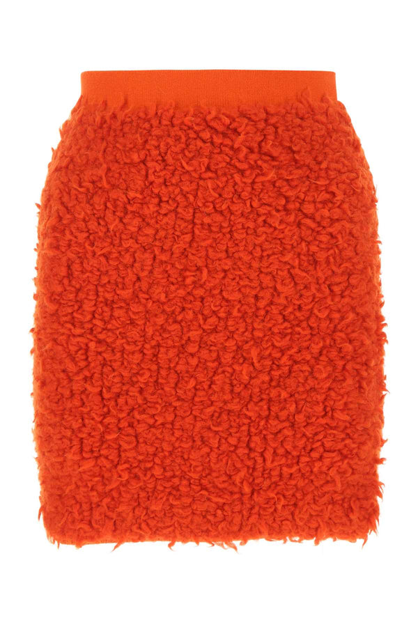 Bottega Veneta Exterior: 78% Wool skirt in red