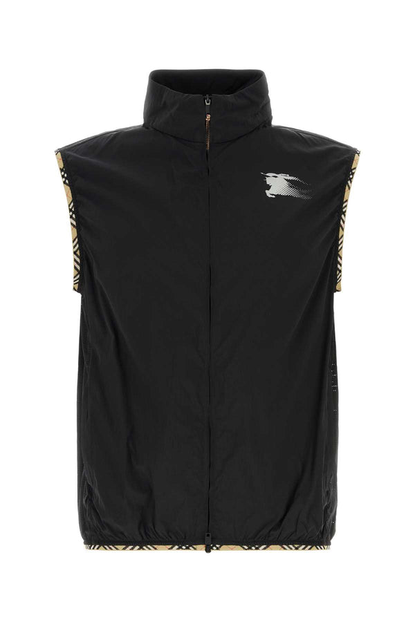 Burberry Exterior: 100% Nylon vest in black
