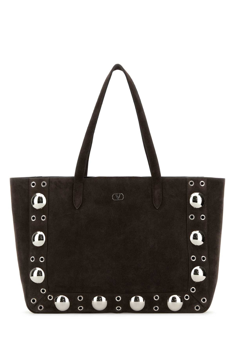 Valentino Garavani Cowhide - Bos Taurus tote bag in black