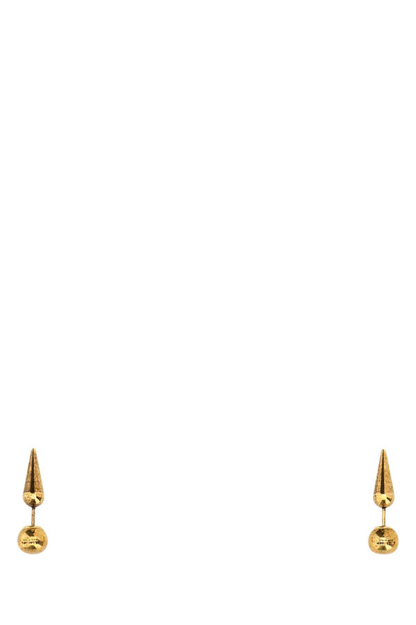 Gold Metal Earrings Orecchini