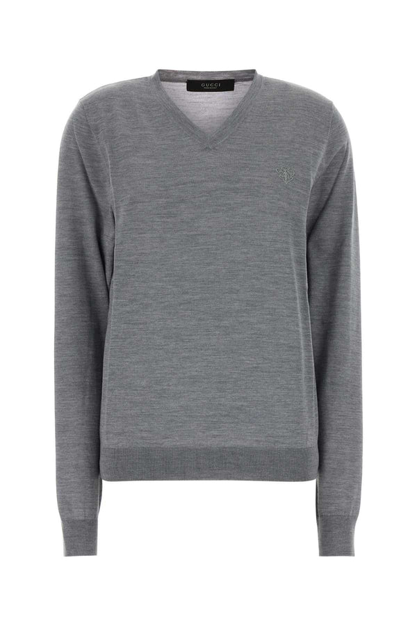 Gucci 100% Wool sweater in gray