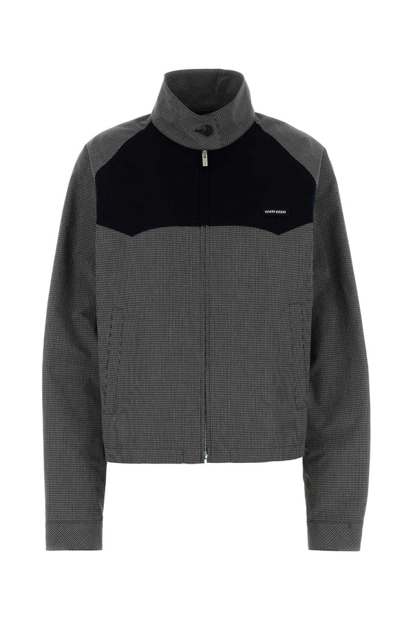 Miu Miu 100% Cotton jacket in gray