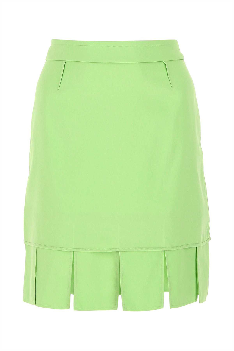 Bottega Veneta 94% Viscose skirt in green