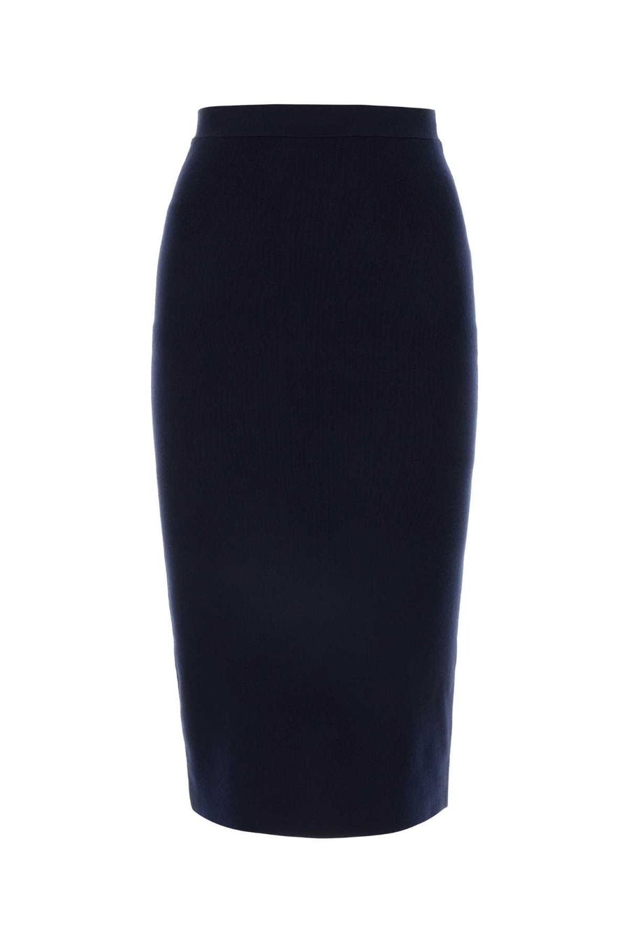 Bottega Veneta Midi 89% Cashmere 10% Nylon 1% Elastane skirt in navy