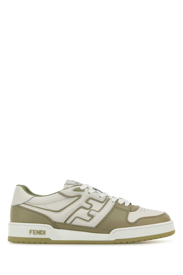 Fendi Exterior: 100% Leather; Interior: 100% Fabric; Sole: Rubber sneakers in green