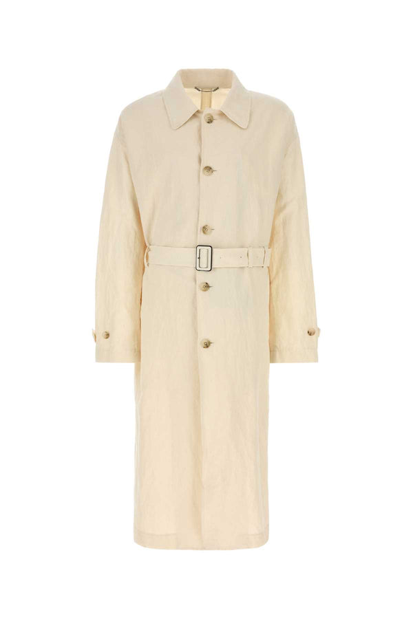 Dolce & Gabbana 55% Cotton 45% Linen trench coat in beige