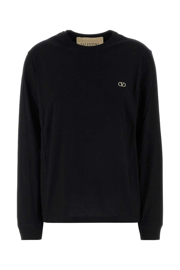 Valentino Garavani Vlogo 100% Cotton t-shirt in black