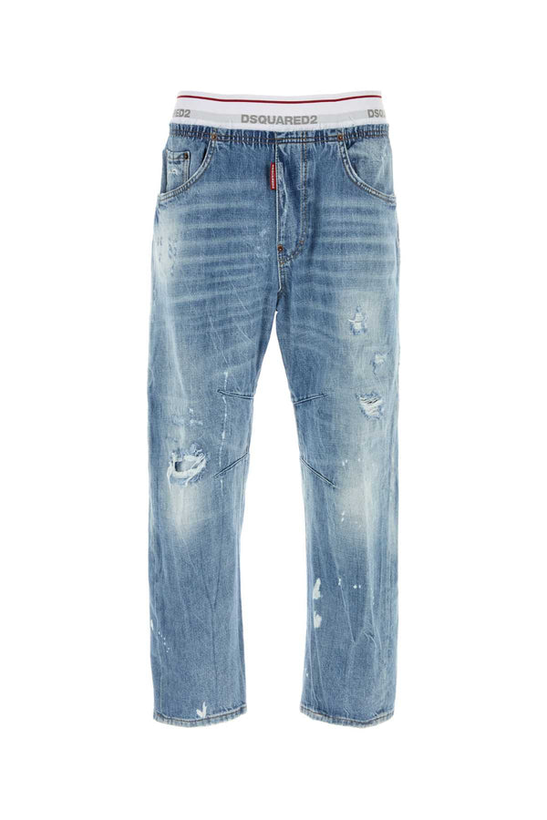Dsquared2 Jean 100% Cotton jeans in blue