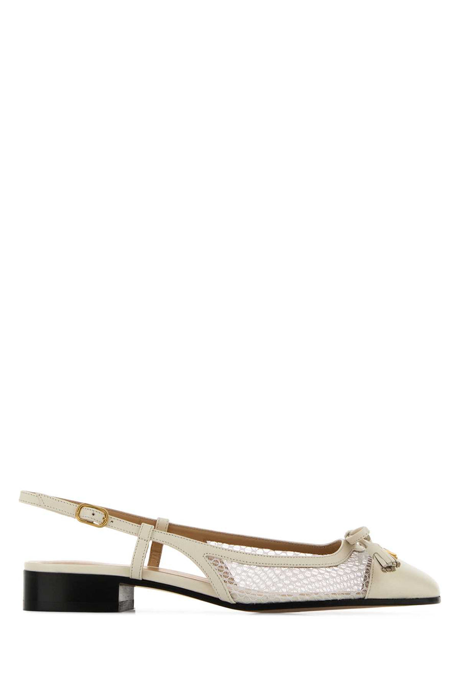 Valentino Garavani Valet Kid leather flat in ivory