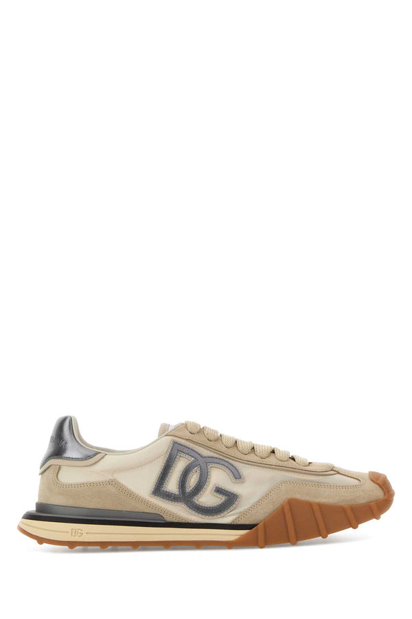 Dolce & Gabbana 50% Nylon sneaker in beige