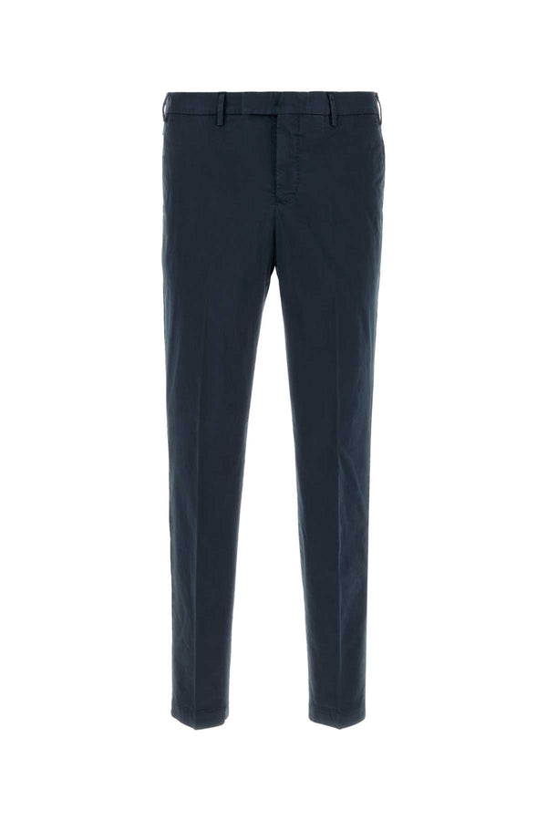 Pt Torino 97% Cotton trousers in navy
