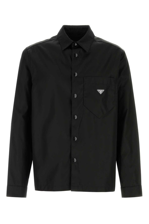 Prada 100% Re-Nylon shirt in black
