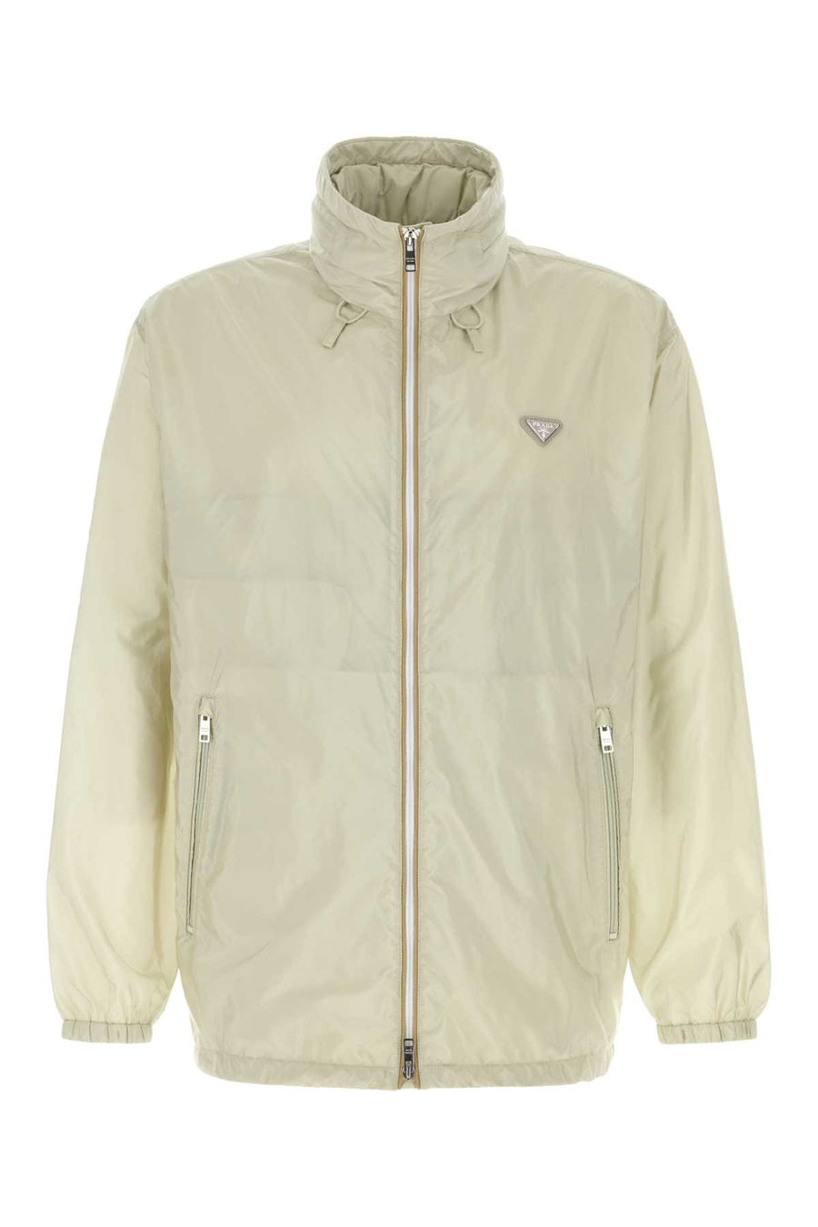 Prada Exterior: 100% Re-Nylon; Lining: 100% Re-Nylon jacket in beige